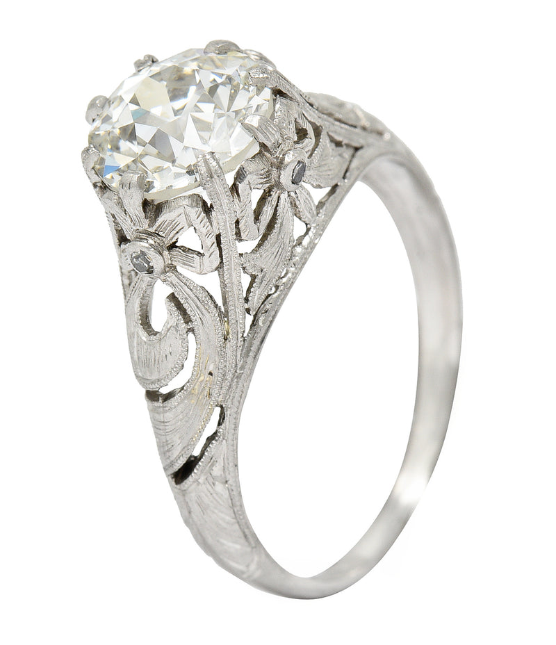 3 CT Emerald Cut VVS1 Moissanite Wedding Ring Set | Vintage Sterling Silver  Promise Ring Set